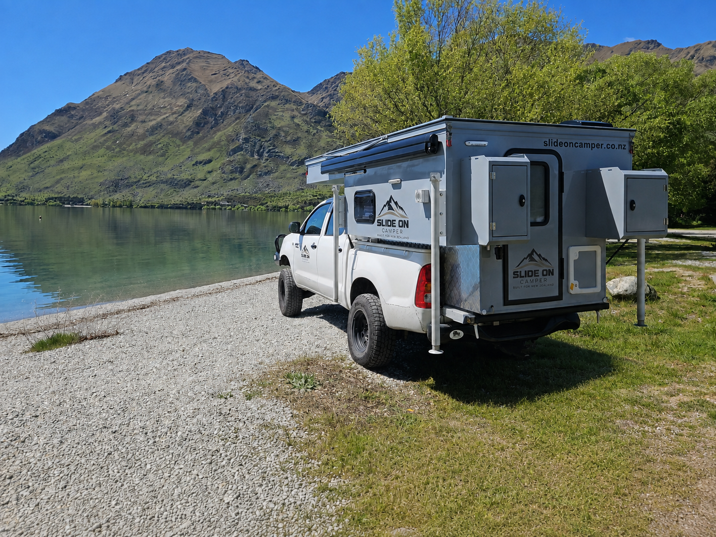 Slide On Camper touring in New Zealand